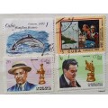 Cuba - Mixed Lot of 4 Used stamps