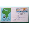 RSA - Bartolomeu Dias Festival Cover 1988 - Signed: Festival Chairman and Ship Commander