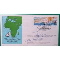 RSA - Bartolomeu Dias Festival Cover 1988 - Signed: Festival Chairman and Ship Commander