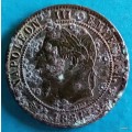 France Empire - 1861 A - Napoleon III - 10 Centimes - Bronze