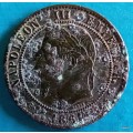 France Empire - 1861 A - Napoleon III - 10 Centimes - Bronze