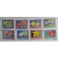 Hungary - 1971 - Flowers - Set of 8 Cancelled Hinged stamps