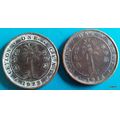 Ceylon - George V - 1922 and 23  - One cent x2 - Bronze