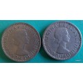 GB - Two Shilling x 2 - 1966/67 - Copper-nickel