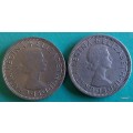 GB - Two Shilling x 2 - 1966/67 - Copper-nickel