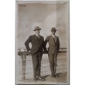 Vintage Photo Post Card - 2 Gentlemen - #4980
