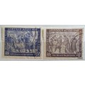 Germany - 1948 - Soviet occupation zone - Leipzig Fall Trade Fair - 2 Used Hinged stamps