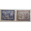 Germany - 1948 - Soviet occupation zone - Leipzig Fall Trade Fair - 2 Used Hinged stamps