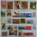 World Mix - Mixed Lot of 26 Used (some Hinged) stamps