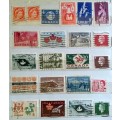 Canada - Mixed Lot of 22  Used (some Hinged) stamps