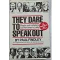 They Dare to Speak Out - Paul Findley - Paperback