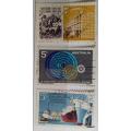 Austrialia - 1969 - 3 Used Hinged stamps