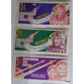 Cuba - 1963 - Cosmonauts - Set of 3 Cancelled Hinged stamps