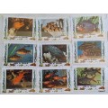 Umm al Qiwain - 1972 - Tropical Fish - 9 Cancelled stamps