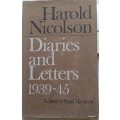 Harold Nicholson Diaries and Letters 1939-45 - Edited by Nigel Nicolson - Hardcover