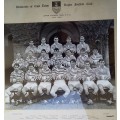 University of Cape Town - 1963 - Junior Touring Team of O.F.S.  - Photograph - Framed size 47x37cm
