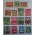 Newfoundland - Mixed Lot of 15 Used Hinged stamps