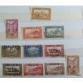 Morocco -1933 - Local Motives - 11 Used Hinged stamps