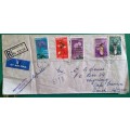 Airmail cover - From Hargeisa Somaliland to Wynberg, Cape Town - 3 Independence Overprint + 2 stamps