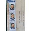 Registered Cover - From Kherson, Ukraine to Cape Town, South Africa - 3 1988 Nelson Mandela stamps