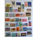 World Mix - Lot of 38 Unused (some Hinged) stamps