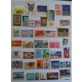 World Mix - Lot of 38 Unused (some Hinged) stamps
