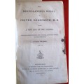 The Miscellaneous Works of Oliver Goldsmith - Vol 2 - Hardcover - MDCCCXXXIII (1833)