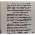 Beyond the Headlines: Truths of Soweto Life - Nomavenda Mathiane - Hardcover 1990