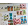 South Africa - Mixed Lot of 18 Pairs, 2 Single, 3 Blocks of 4 - All Unused stamps (50 stamps)