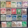 Germany - Mixed Lot of 20 Used Hinged stamps