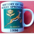 History of the Rugby Springbok 1996 Limited Edition Mug