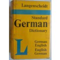 Langenscheidt Standard German Dictionary - Hardcover - 6th Edition