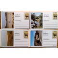 SWA -1980 - Set of 10 Landscape Postcards - Preprinted 5c stamp value - Not Used