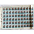 Union of South Africa - 1959 - 4th Definitive Animals - 3d Sheet of 120 stamps (See description)