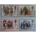 GB - 1978 - Christmas - Set of 4 Used stamps