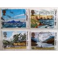 GB - 1981 - National Trust - 4 used stamps