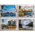 GB - 1981 - National Trust - 4 used stamps