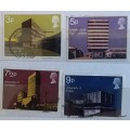 GB - 1971 - Modern University Buildings - Set of 4 Used Hinged stamps