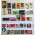 USA - Mixed Lot of 30 Used (some Hinged) stamps