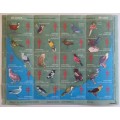 Charity Stamps South Africa - 1967 - Birds - Christmas - Sheet of 20 Unused stamps