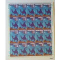 Charity Stamps South Africa - 1973 - Wise Men - Christmas - Sheet of 20 Unused stamps