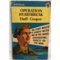 Operation Heartbreak - Duff Cooper - Pan Paperback 1953