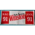 Vintage Rag/Jool 1991: Taste America. Winston - Fabric patch 17.8x7.5cm