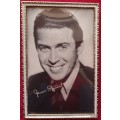 Vintage (Made in Denmark) - Convex glass - with Photo of James Stewart