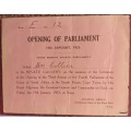 Opening of Parliament - 19th January 1923 - Third Session , Fourth Parliament, Union of South Africa