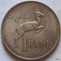 RSA - 1966 - 1 Rand - Afrikaans Legend - Silver
