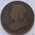 GB - Victoria - 1896 - Penny - Bronze