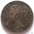GB - Victoria -1845 - Farthing - Copper