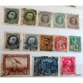 Belgium - Mixed Lot of 13 Used Hinged stamps