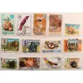Swaziland - Mixed Lot of 13 Used stamps